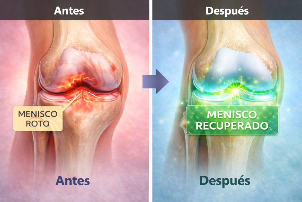 Menisco recuperado